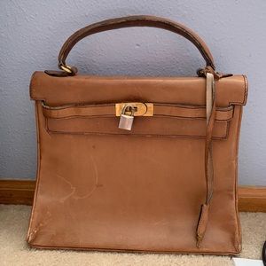 Vintage Kelly style handbag